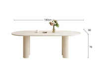 Oval Sintered Dining Set