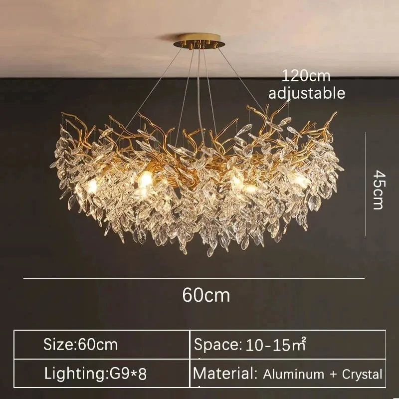 Crystal Island LED Chandelier