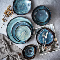 Glazed Porcelain Tableware Set