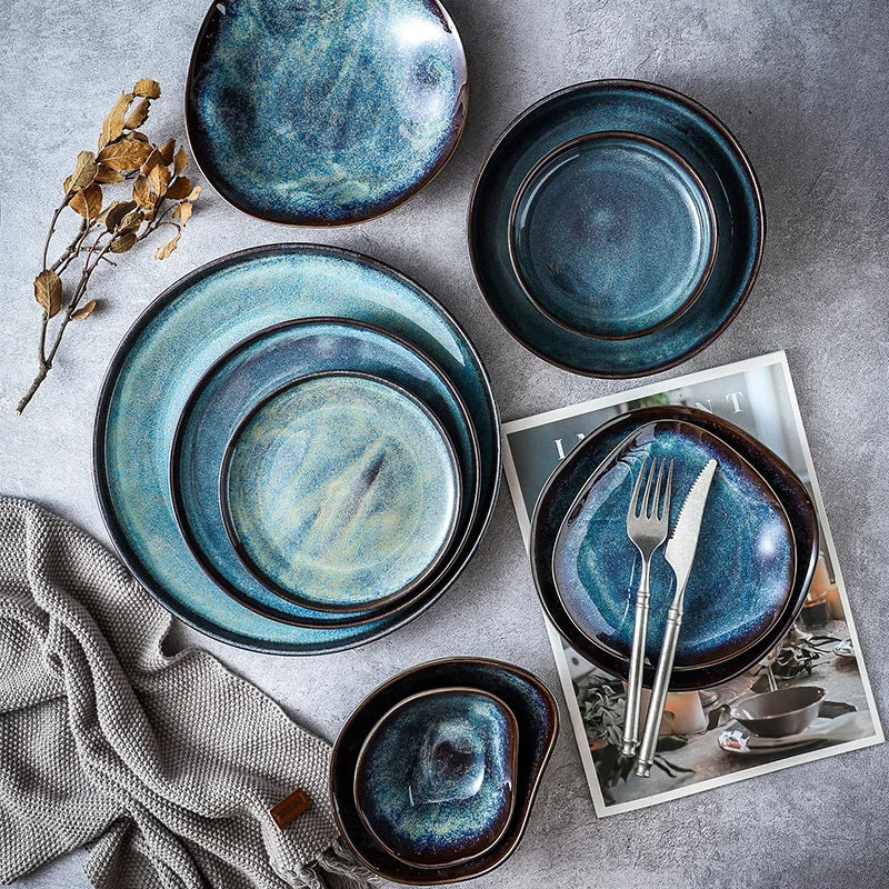 Glazed Porcelain Tableware Set