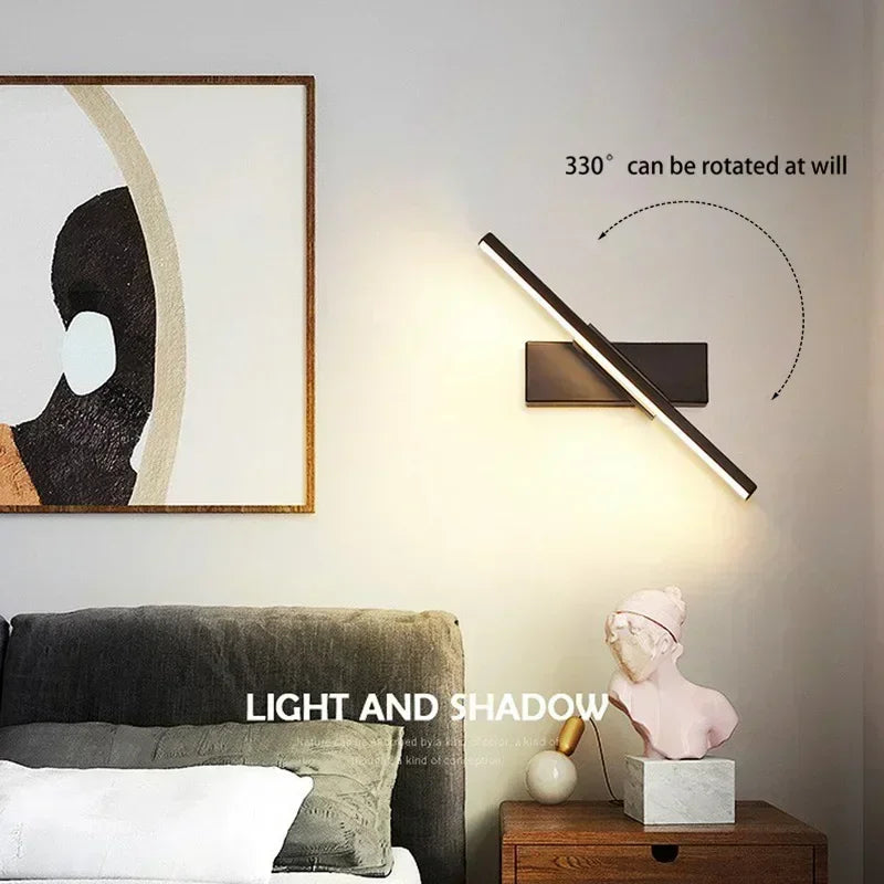 Rotatable LED Mirror Light