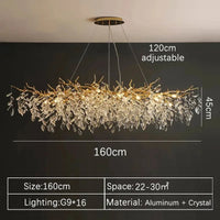 Crystal Island LED Chandelier