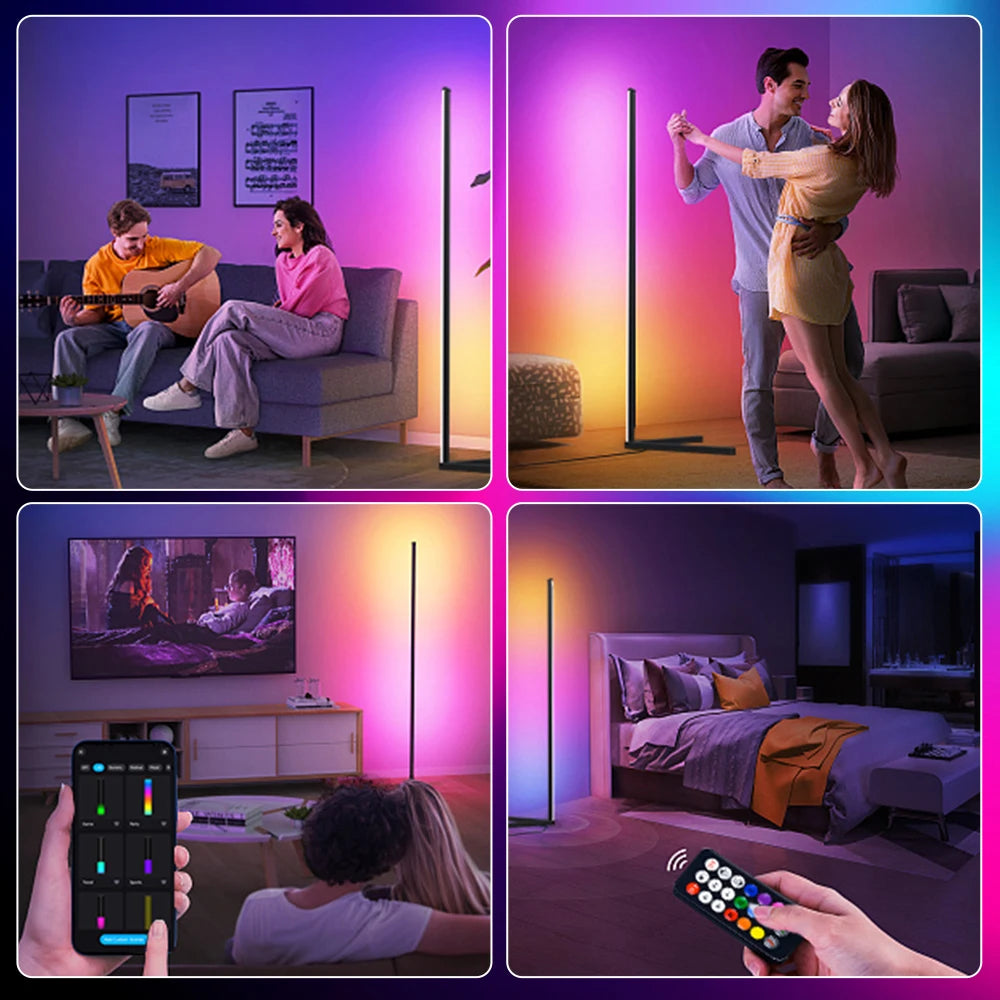 RGB Corner Floor Lamp