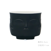 Sculptural Face Ceramic Vase