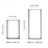Square Cocktail Drinking Glass