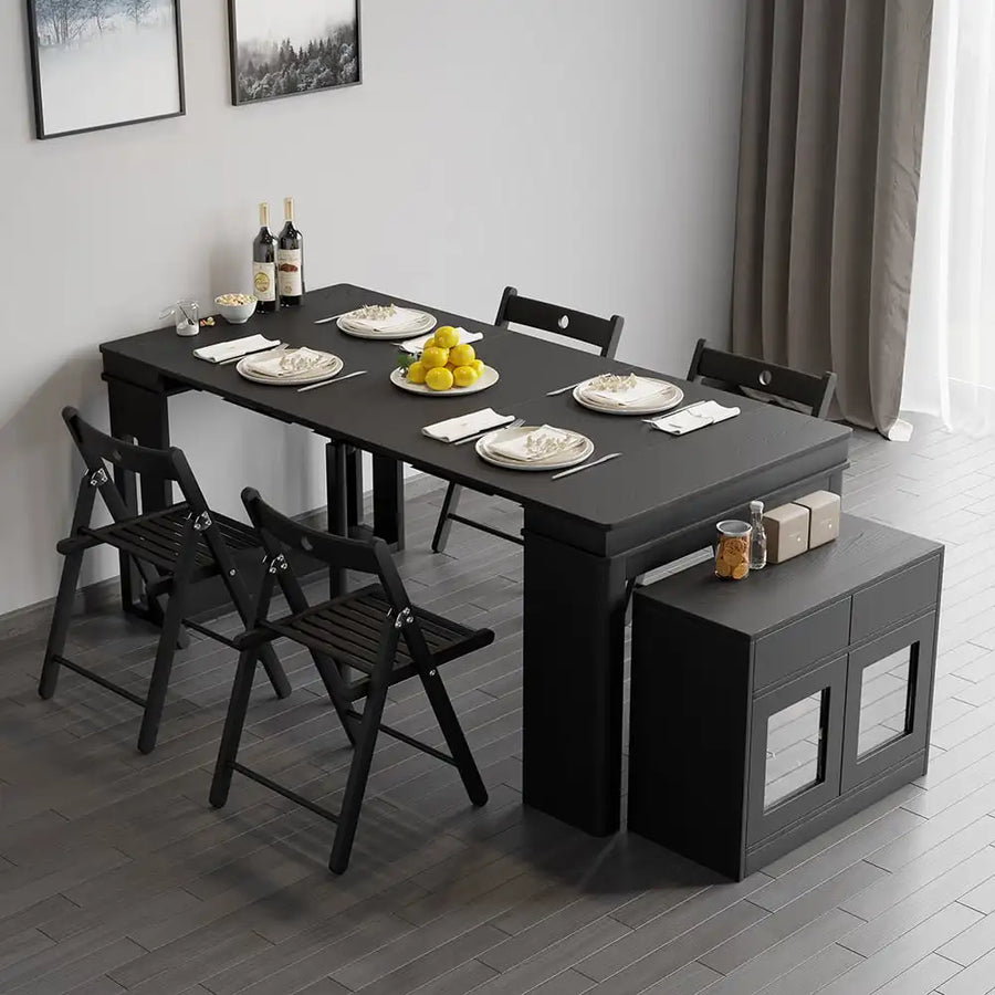 Extendable Storage Dining Table