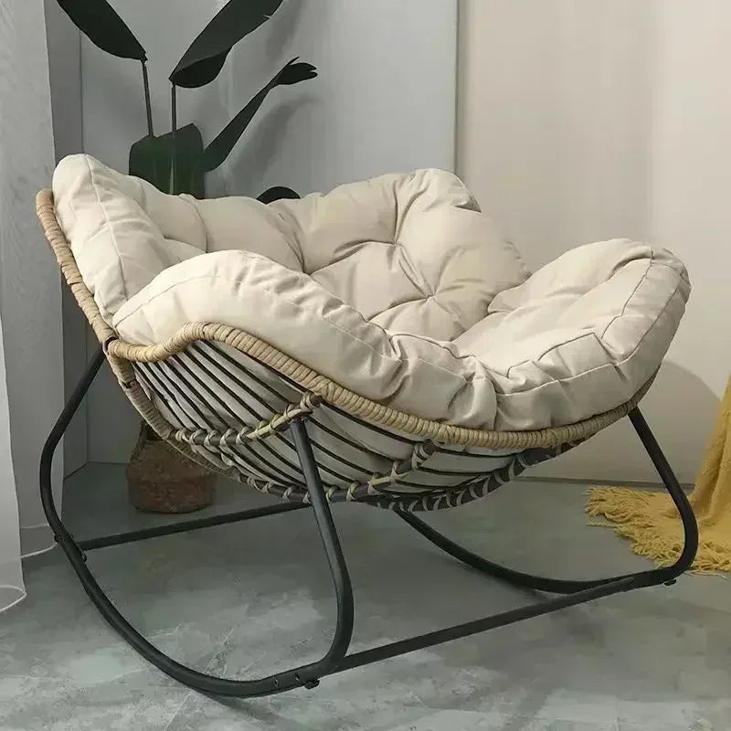 Rattan Bird Nest Rocker