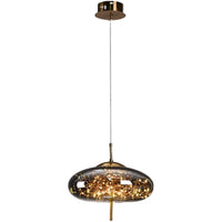 Amber Glass Bedside Pendant