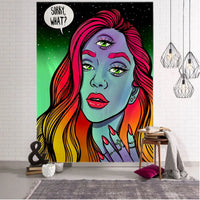 Psychedelic Boho Wall Tapestry