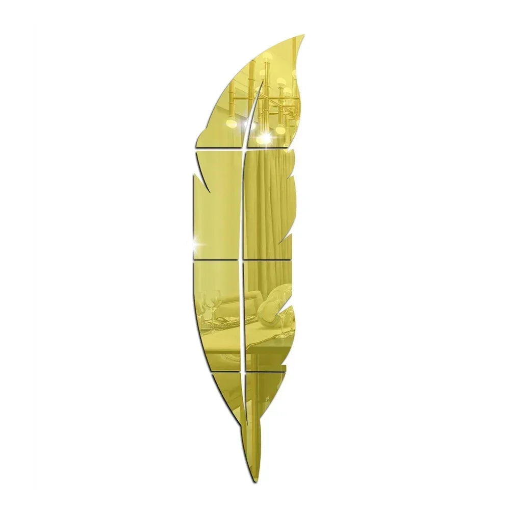 Dancing Feather Mirror Stickers