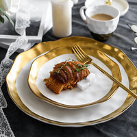 Gold Plated Porcelain Plates