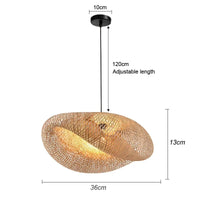 Handwoven Bamboo Pendant Light