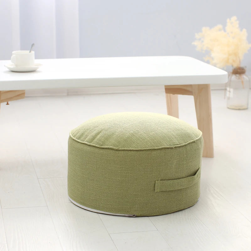 Round Meditation Floor Pouf