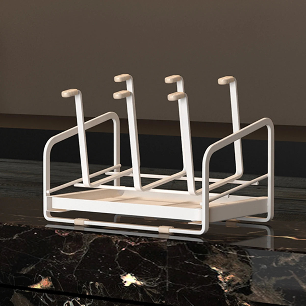 Countertop Iron Glass Rack