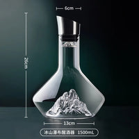 Iceberg Crystal Whisky Decanter