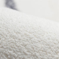 Minimalist Plaid Plush Rug