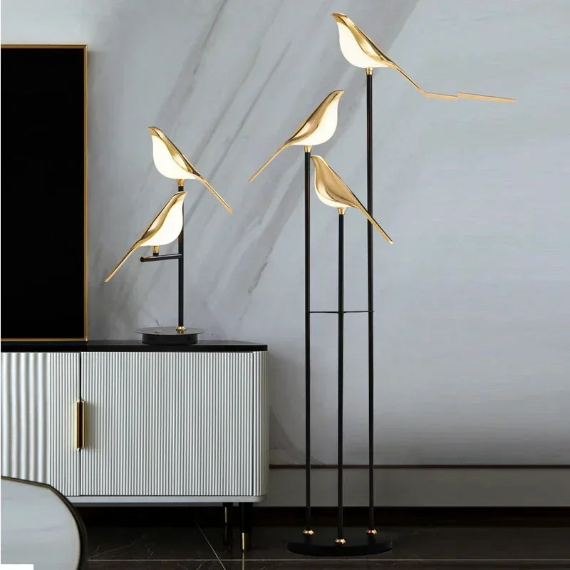 Bird Accent Floor Lamp