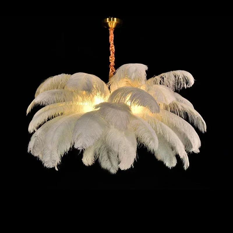 Feather Art Pendant Chandelier