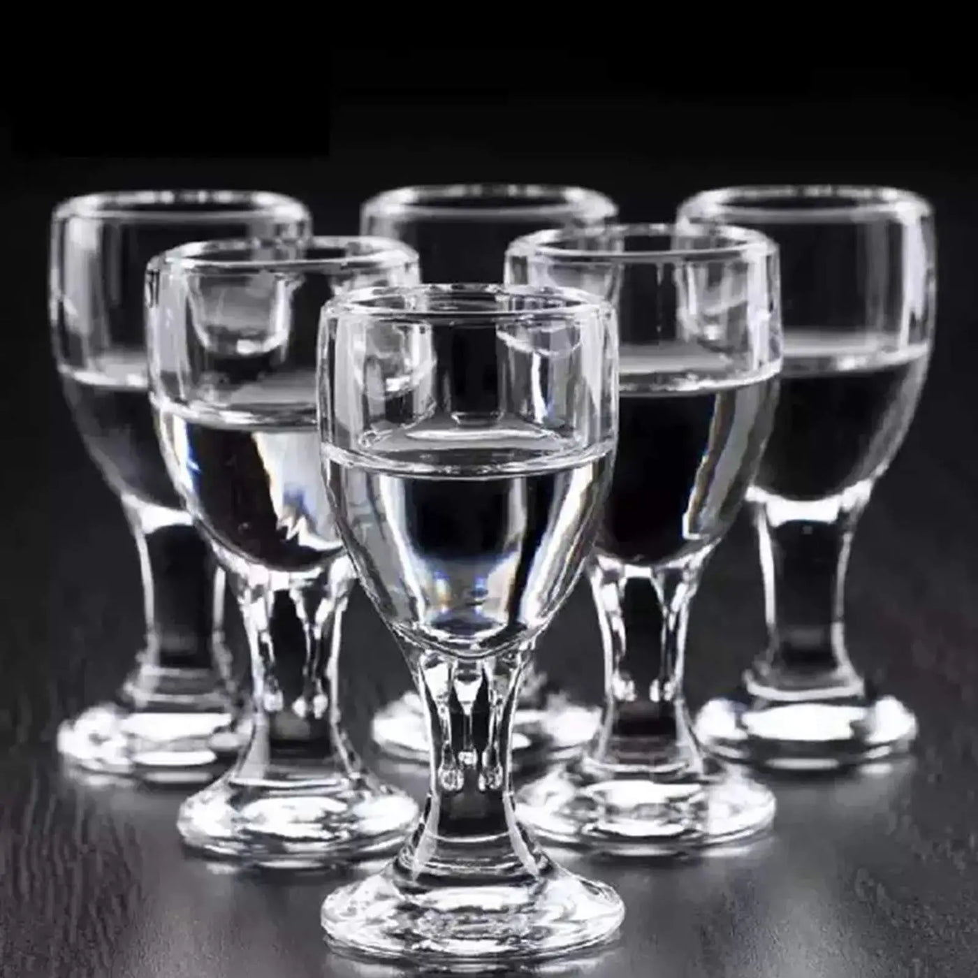 Mini Footed Shot Glasses