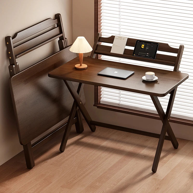 Foldable Bamboo Study Workstation