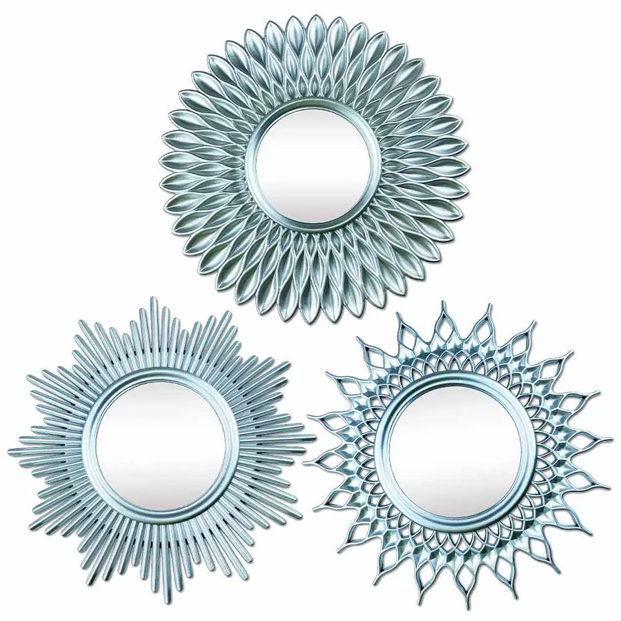 Sunburst Round Wall Mirror