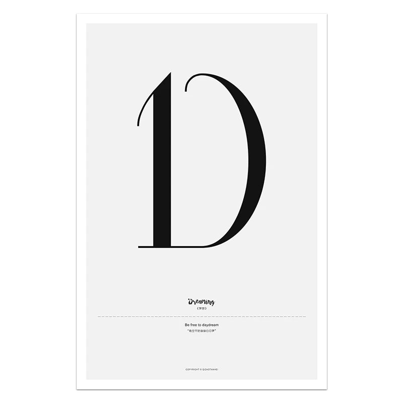 Minimal Love Quote Prints