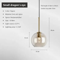 Nordic Glass Loft Pendant