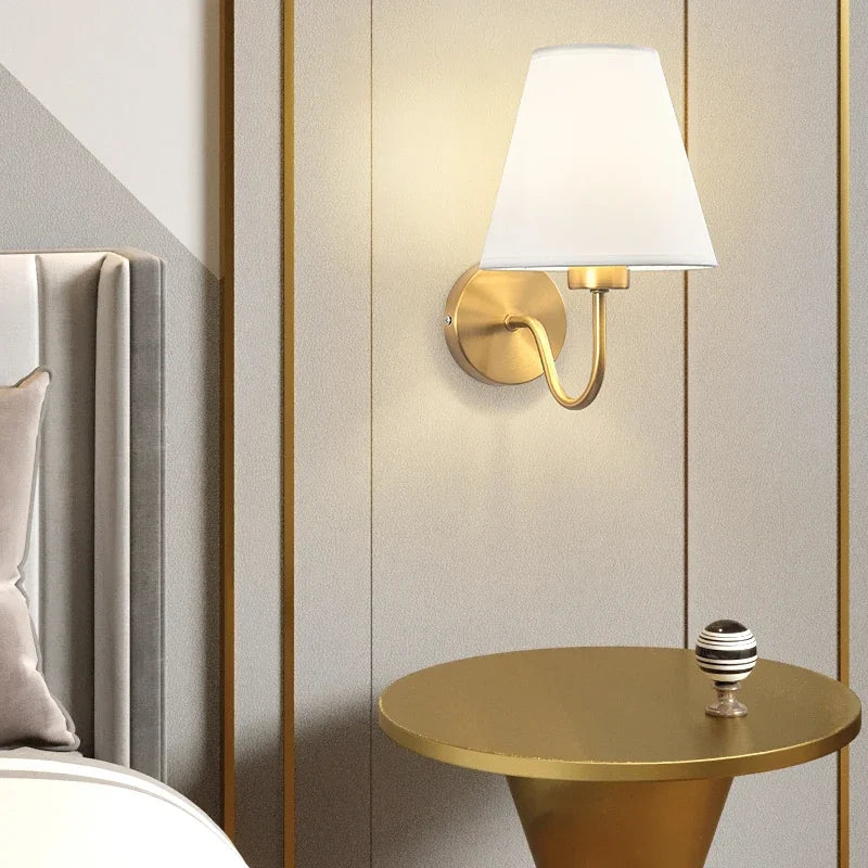 Retro Fabric Wall Sconce