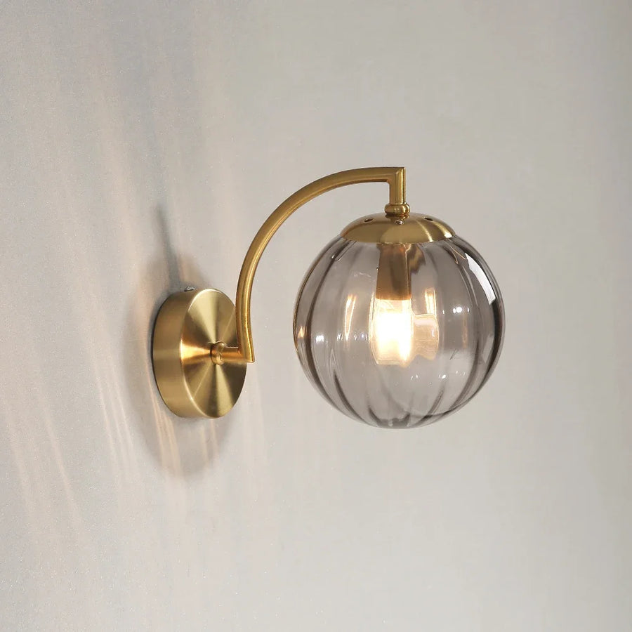 Colored Glass Wall Lamp