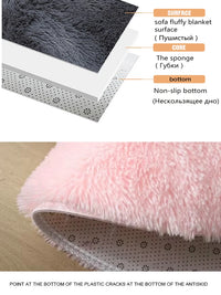 Fluffy Round Plush Carpet