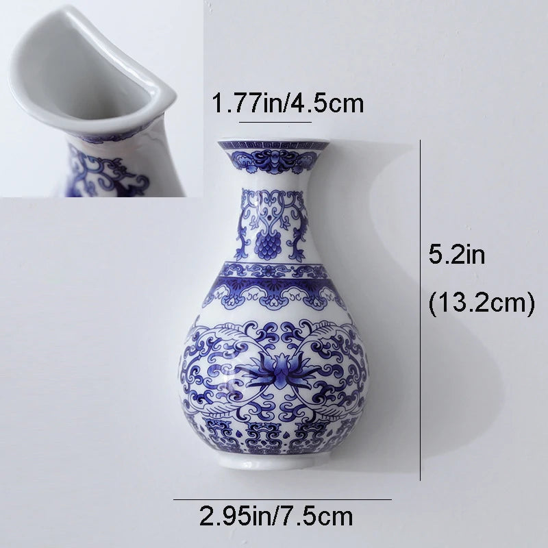 Blue White Ceramic Vase