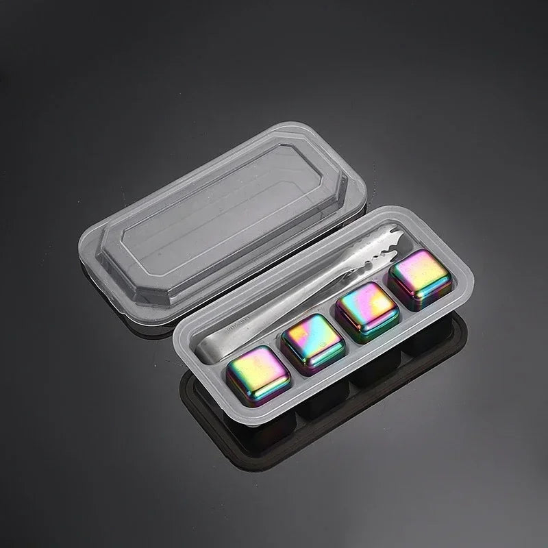 Reusable Stainless Whiskey Cubes