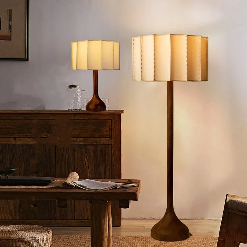 Wabi Sabi Wood Lamp