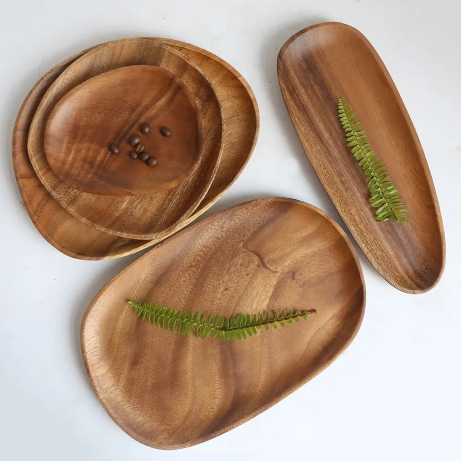 Acacia Oval Serving Tray