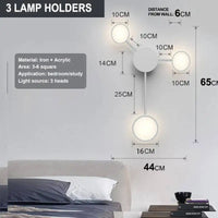 Nordic Multihead Wall Lamp