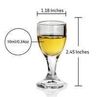 Mini Footed Shot Glasses