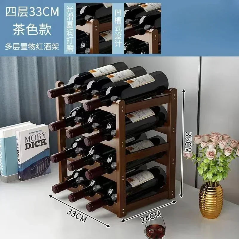 Modular Wooden Wine Rack