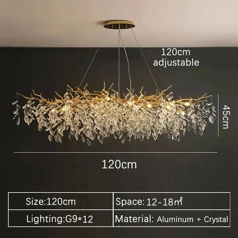 Crystal Island LED Chandelier