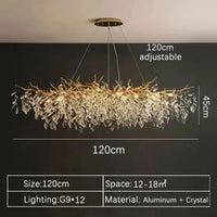 Crystal Island LED Chandelier