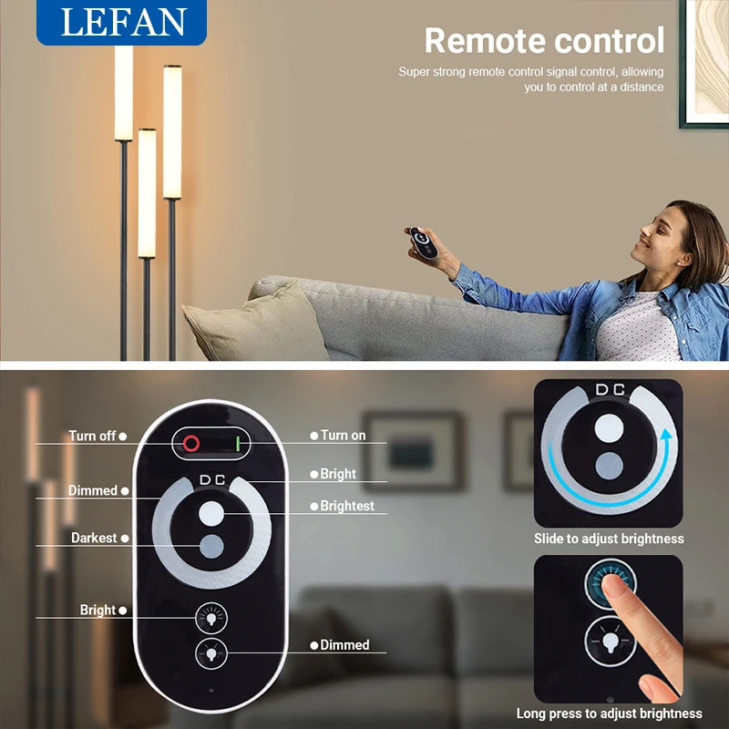 Dimmable Shelf Floor Lamp