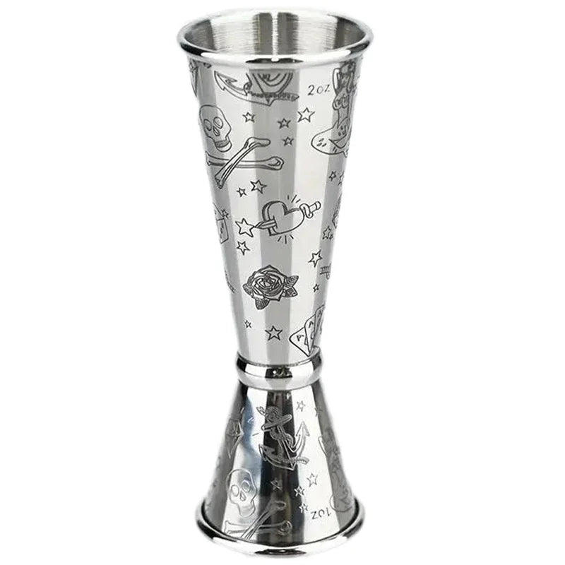 Double Shot Steel Jigger
