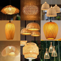 Handwoven Bamboo Pendant Light