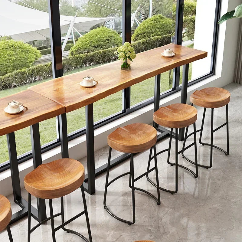 Solid Wood Bar Stool