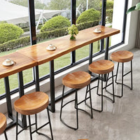 Solid Wood Bar Stool