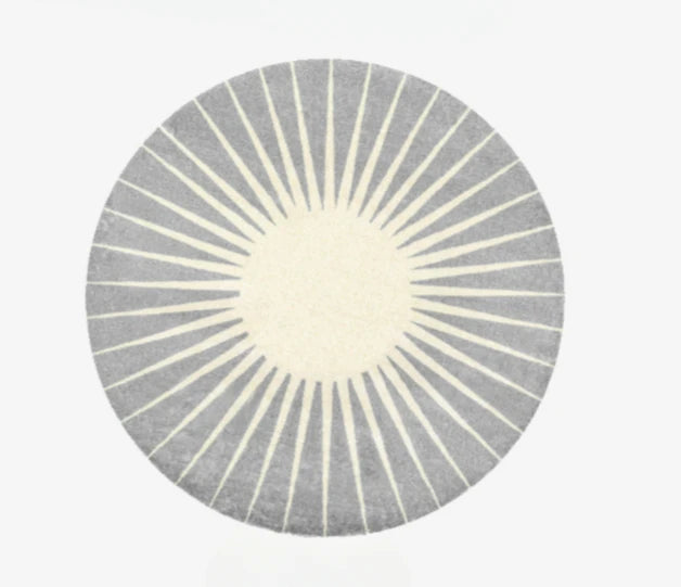 Round Fluffy Lounge Rug
