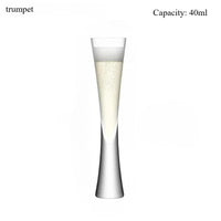 Glitter Champagne Flute Glasses