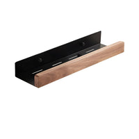 Walnut Aluminum Bathroom Shelf