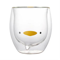 Animal Double-Wall Glass Mug