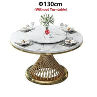 Marble Gold Dining Set