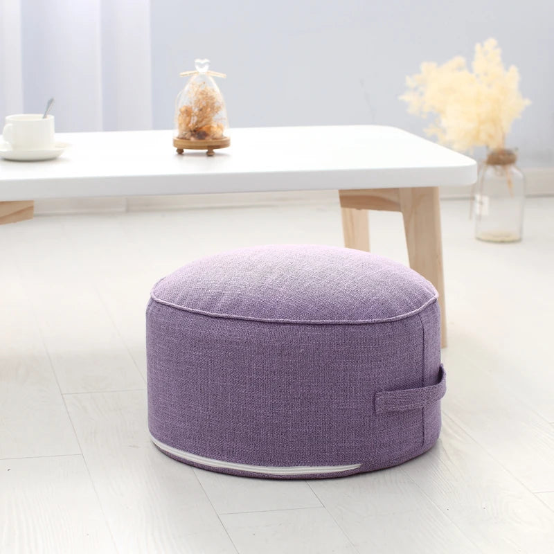 Round Meditation Floor Pouf